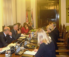 1.februar 2013.godine Članovi Odbora za spoljne poslove sa delegacijom Odbora za evropske poslove Parlamenta Finske